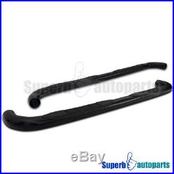 02-13 Avalanche 00-18 Suburban 3 Nerf Bars Side Step Running Boards Black SS