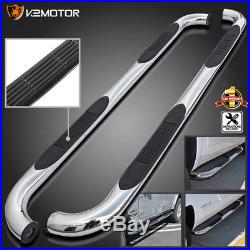 04-13 Colorado Canyon Crew Cab Chrome SS Running Boards Side Step Nerf Bar