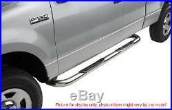 08-14 Chevy Silverado 1500 Crew Cab 4DR 3' S/S Chrome Steps Bars Running Boards