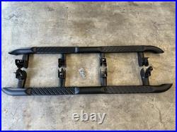 19-25 Chevy Silverado GMC Sierra 1500 4 Side Step Left Black Crew Cab OEM Round