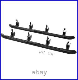 19-25 Chevy Silverado GMC Sierra 1500 4 Side Step Left Black Crew Cab OEM Round