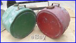 1909 1927 Model T Ford WATER / GAS / OIL TANKS Original set 3 white red green