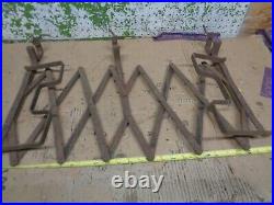 1920's Old Vintage Running Board Luggage Gas Oil Can Rack Ford Chevy Dodge #2