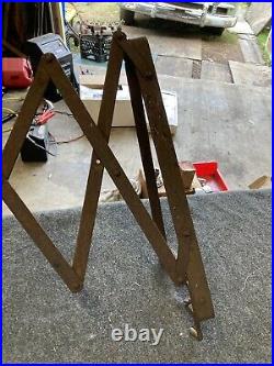 1920s 1930s Vintage Model A Running Board Luggage Rack Chevy Accessory 40s