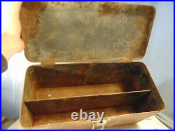 1920s AUTOMOBILE RUNNING BOARD TOOL BOX ORIGINAL FORD MODEL T CHEVY PACKARD NASH