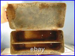 1920s AUTOMOBILE RUNNING BOARD TOOL BOX ORIGINAL FORD MODEL T CHEVY PACKARD NASH