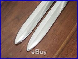 1937 37 1938 38 Chevrolet Chevy Running Board Mouldings Trim Vintage 77 3/4 NOS