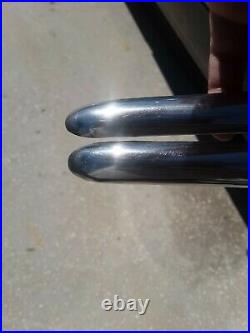 1938 Chevy Coupe Running Board Trim Stainless Moulding Pair L/R 1937