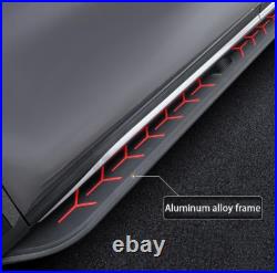 2 PCS Running Boards Fits for 2024-2026 Chevrolet Traverse Black Nerf Bar