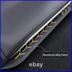 2 PCS Running Boards Fits for 2024-2026 Chevrolet Traverse Black Nerf Bar