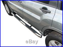 2008-2014 Chevy Silverado Crew Cab 3' Stainless Chrome Steps Bars Running Boards