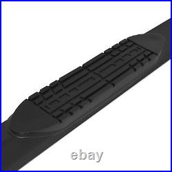 2056 Blk Raptor 2056 Blk 5 In. Slide Track Oval Running Boards