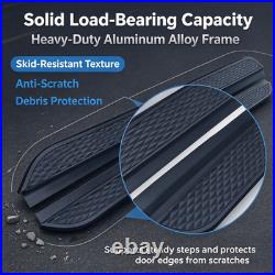 2PC Running Boards Side Steps Nerf Bar Fit Chevy Equinox 2025 2026 2027 Brackets