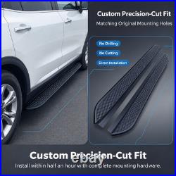 2PC Running Boards Side Steps Nerf Bar Fit Chevy Equinox 2025 2026 2027 Brackets
