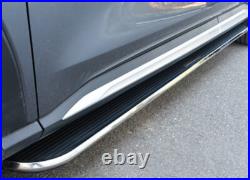 2PCS 78 Side Steps Running Boards Nerf Bars Fits For Chevrolet Tahoe 2015-2020