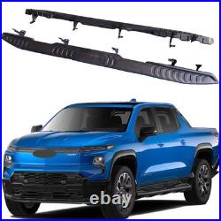 2PCS Black Running Board fit for Chevrolet Silverado EV 2024-2026 Side Steps