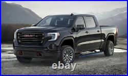 2PCS Electric Running Boards W LED Light Fits For Chevrolet Silverado 2014-2018