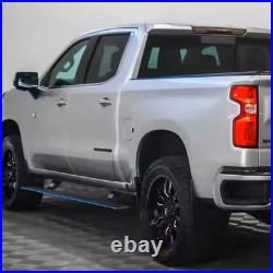 2PCS Electric Running Boards W LED Light Fits For Chevrolet Silverado 2019-2026