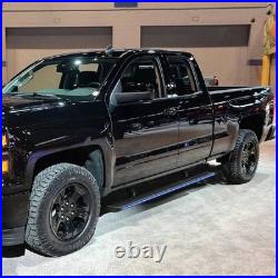 2PCS Electric Running Boards W LED Light Fits For Chevrolet Silverado 2019-2026