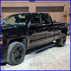 2PCS Electric Running Boards W LED Light Fits For Chevrolet Silverado 2019-2026