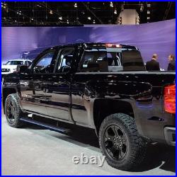 2PCS Electric Running Boards W LED Light Fits For Chevrolet Silverado 2019-2026