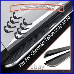 2PCS Fits For Chevrolet Tahoe 2015-2020 Side Steps Running Boards Nerf Bars 78in