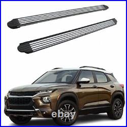 2PCS Fits for Chevrolet Equinox 2018-2024 running boards side steps bars