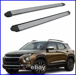 2PCS Fits for Chevrolet Equinox 2018-2024 running boards side steps bars