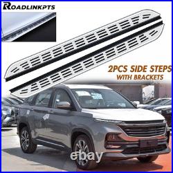 2PCS Fixed Side Steps Fit for Chevy Captiva 2021-2025 Running Boards Nerf Bars