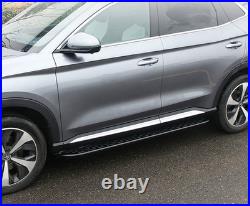 2PCS Fixed Side Steps Fit for Chevy Equinox 2018-2024 Running Boards Nerf Bar