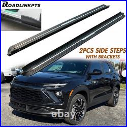 2PCS Fixed Side Steps Fit for Chevy Trailblazer 2021-2025 Running Board Nerf Bar