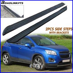 2PCS Fixed Side Steps Fit for Chevy Trax 2015-2022 Running Boards Nerf Bar Rails