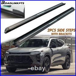 2PCS Fixed Side Steps Fit for Chevy Trax 2024-2026 Running Boards Nerf Bar Rails