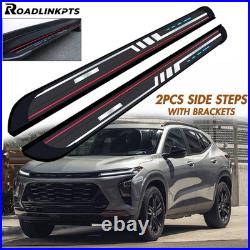 2PCS Fixed Side Steps Fit for Chevy Trax 2024-2026 Running Boards Nerf Bar Rails