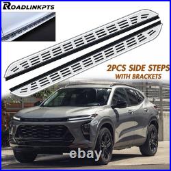 2PCS Fixed Side Steps Fit for Chevy Trax 2024-2026 Running Boards Nerf Bar Rails
