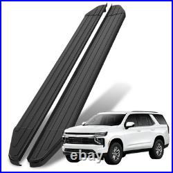 2PCS Fixed Side Steps Nerf Bars Running Boards Fit For Chevrolet Tahoe 2021-2027 2PCS Fixed Side Steps Nerf Bars Running Boards Fit For Chevrolet Tahoe 2021-2027