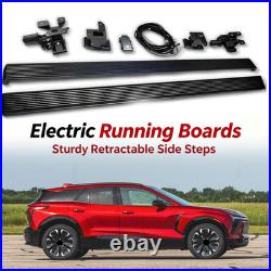 2PCS Power Side Step Electric Running Boards Fits For 2020-2025 Chevrolet Blazer