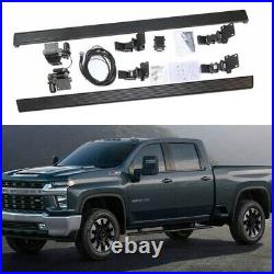 2PCS Power Side Step Running Boards Fits For Chevrolet Silverado 2500 2020-2025