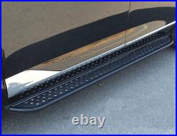 2PCS Running Board Fits for Chevrolet Tahoe 2020-2025 Side Steps Nerf Bar Black