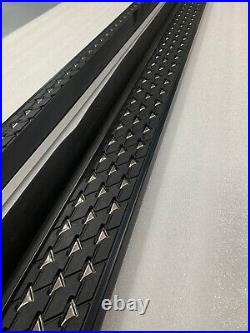 2PCS Running Board Fits for Chevrolet Tahoe 2020-2025 Side Steps Nerf Bar Black