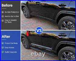 2PCS Running Boards Fit for Chevrolet Equinox 2018-2024 Side Steps Alu Anti-Slip