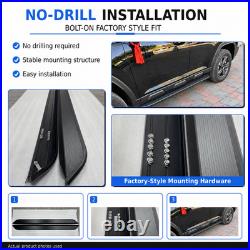 2PCS Running Boards Fit for Chevrolet Equinox 2018-2024 Side Steps Alu Anti-Slip