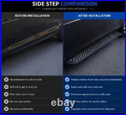 2PCS Running Boards Fit for Chevrolet Tahoe 2021-2026 Side Steps Anti-Slip