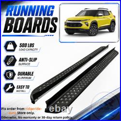 2PCS Running Boards Fit for Chevrolet Trailblazer 2021-2026 Side Steps Anti-Slip