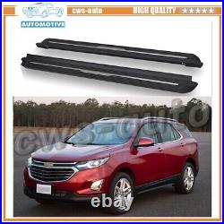 2PCS Running Boards Fits For Chevy Equinox 2018-2024 Side Step Nerf Bar Pedal