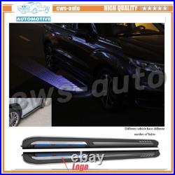 2PCS Running Boards Fits For Chevy Equinox 2018-2024 Side Step with LED Light