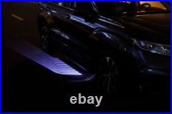 2PCS Running Boards Fits For Chevy Equinox 2018-2024 Side Step with LED Light