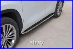 2PCS Running Boards Fits For Chevy Equinox 2018-2024 Side Step with LED Light