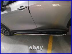 2PCS Running Boards Fits For Chevy Equinox 2018-2024 Side Step with LED Light