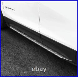 2PCS Running Boards Side Step Nerf Bars Fits For Chevrolet Equinox 2018-2024 Alu